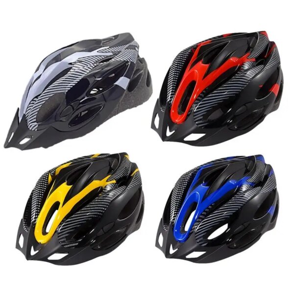 Casco de ciclismo con forro cómodo, ligero, hueco, ajustable, seguridad de conducción, protección para la cabeza, bicicleta MTB, nuevo