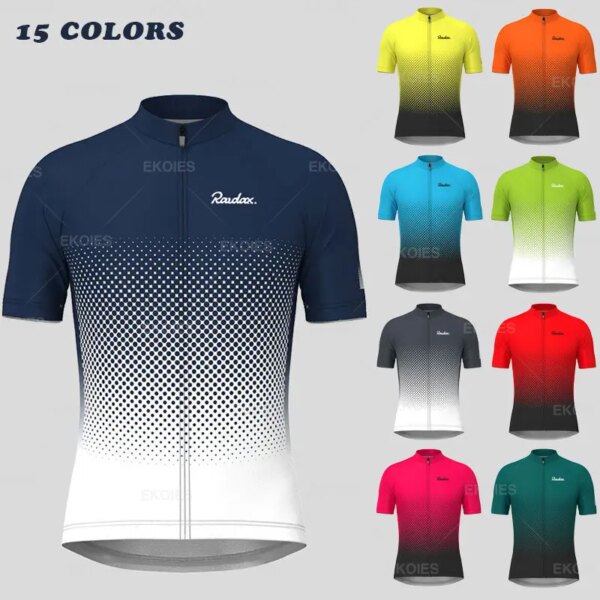 Jersey de Ciclismo para hombre, novedad de verano 2023, manga corta, transpirable, manga elástica, Jersey de Ciclismo de secado rápido, camisetas para bicicleta de montaña y carretera