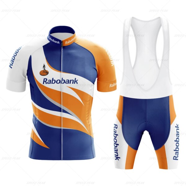 Conjunto para hombre de Jersey de ciclismo, ropa Retro transpirable de manga corta para bicicleta, ropa roja, ropa deportiva de verano, pantalones cortos con pechera, triatlón