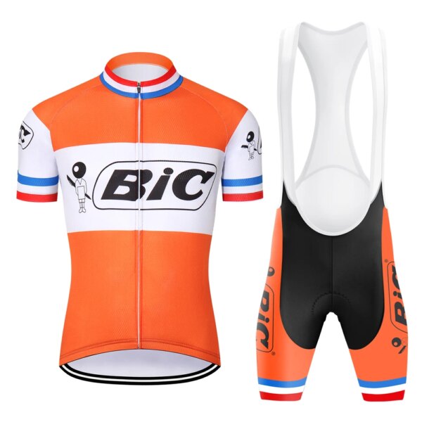 Conjunto de Jersey de ciclismo para hombre, equipo de bicicleta de carretera, camiseta de ciclismo, pantalones cortos, ropa de secado rápido para descenso, aeróbico