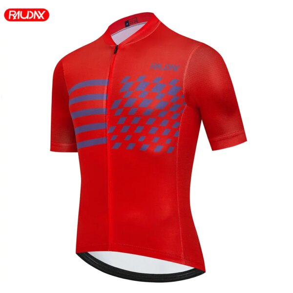 Camisetas de Ciclismo para hombre 2024 RAUDAX Bike Team verano manga corta bicicleta Jersey Maillot Ropa Ciclismo bicicleta de carretera Ciclismo camisetas