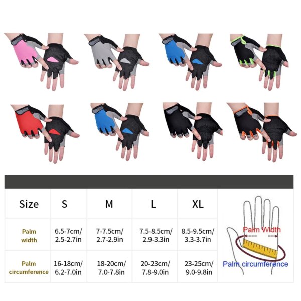 Manoplas De Ciclismo Manoplas Deportivas Antideslizantes A Prueba De Sudor Guantes De Poliéster Unisex para Exteriores, Negro Verde, M