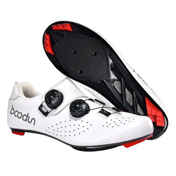 Zapatillas de ciclismo para hombre, zapatos antideslizantes para bicicleta de carretera, zapatillas de velocidad, zapatillas deportivas para ciclismo de carretera y de tierra