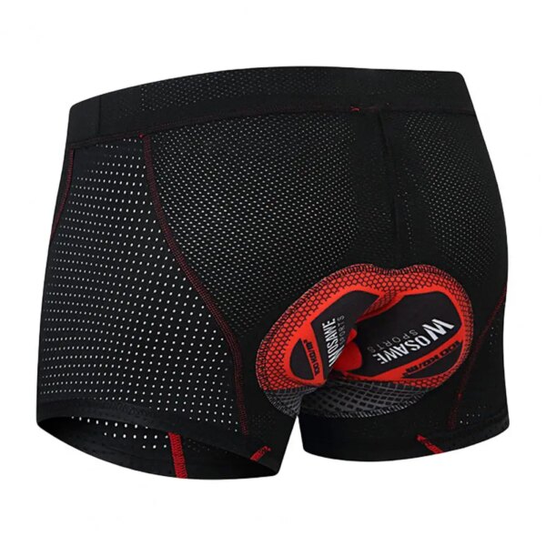 Ropa interior de ciclismo para hombre, pantalones cortos de ciclismo de malla transpirable, ropa interior con almohadilla de Gel a prueba de golpes, pantalones cortos para bicicleta de montaña, ropa interior para bicicleta