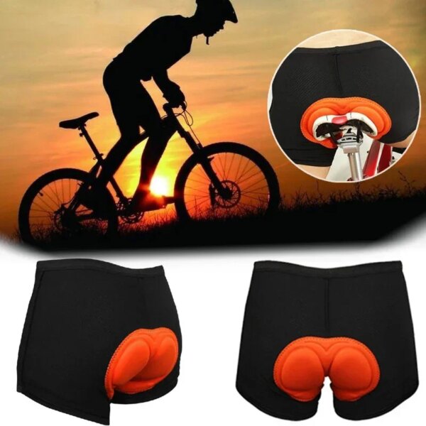 Ropa interior para ciclismo, pantalones cortos, estera de esponja/estera de silicona, medias cortas transpirables para bicicleta de verano, equipo para bicicleta para hombres y mujeres