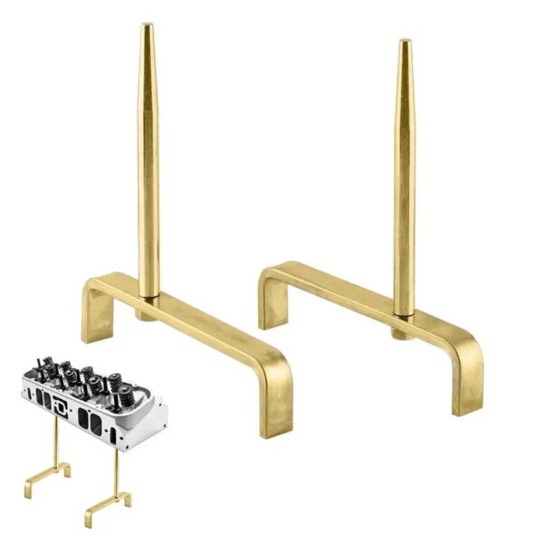 Soporte de culata, 2 uds., elevadores de culata de motor, accesorio de sujeción, kit de puerto de culata, especialidad automotriz