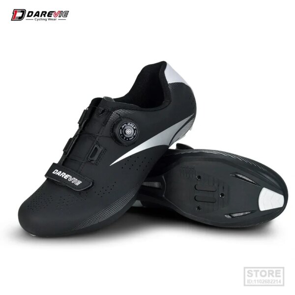 DAREVIE-zapatos de ciclismo de carretera, ligeros, transpirables, antideslizantes, para carreras, SPD-SL con apariencia de bicicleta de alta calidad