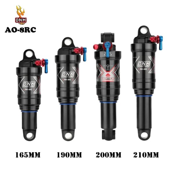 DNM AO8RC 165/190/200/210mm Amortiguador para aire de bicicleta cola suave bicicleta de montaña XC / MTB amortiguadores traseros