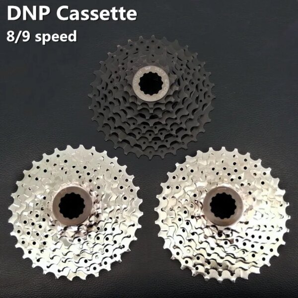 Cassette DNP 8 9 velocidades 8s 9s 24s 27s piñones volante de bicicleta MTB montaña 11-32/34/36T accesorios de engranajes de bicicleta de carretera plegables