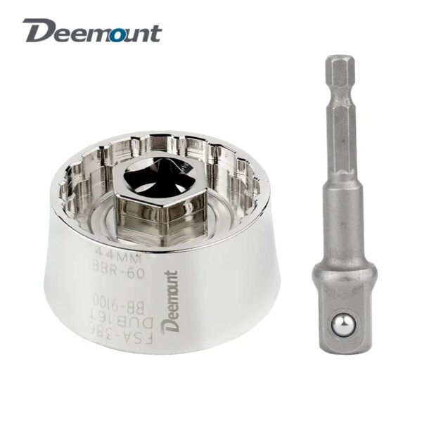 Deemount-llave de soporte inferior de bicicleta 5 en 1, herramienta de instalación de extracción, 12T/16T, Extractor de copa de rodamiento BB, reparación de bicicleta de carretera y MTB