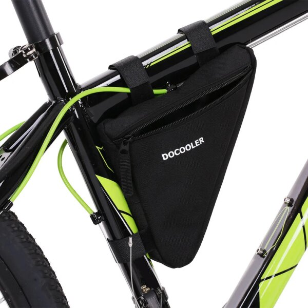 Docooler Bolsa de Ciclismo Triangular Bicicleta Bicicleta Sillín Delantero Marco de Tubo Bolsa Soporte Bolsa de Bicicleta Triangular para Deportes al Aire Libre