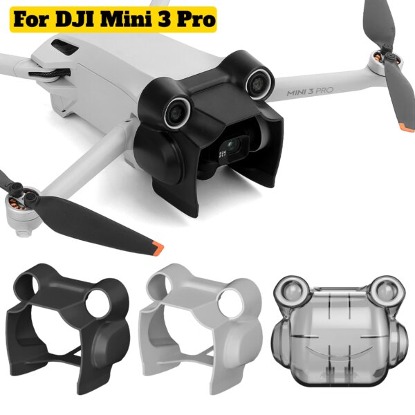 Cubierta de lente de Dron para Mini 3 Pro, parasol antideslumbrante, cubierta protectora de cardán, parasol para DJI Mini 3 Pro, accesorios