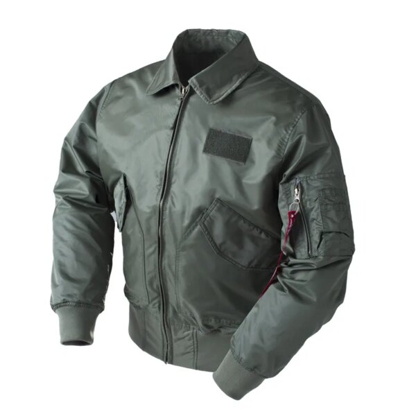 Dropship ejército táctico militar CWU/45P chaqueta Bomber hombres vuelo béisbol Top Gun negro B3 Airforce piloto vuelo cortavientos