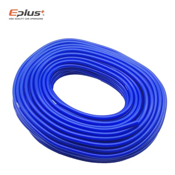 Manguera de tubo de vacío de silicona EPLUS, tubo de silicona Universal de 3MM, 4MM, 6MM, 8MM, 10MM, 12MM, piezas de automóvil azules, entrega gratuita