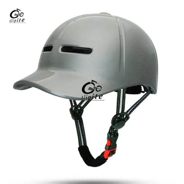 Casco Bicicleta eléctrica hombres mujeres gorra de béisbol Moto Scooter cascos de seguridad equipo de ciclismo Casco Patinete Eléctrico Bicicleta