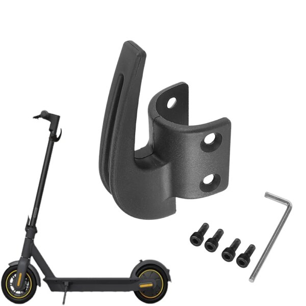 Gancho frontal para patinete eléctrico Segway Ninebot MAX G30, bolsas colgantes para monopatín, colgador de almacenamiento curvo, accesorios para patinete