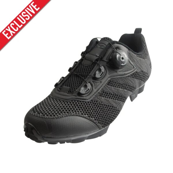 ¡Exclusivo!  Tiebao-zapatos de Ciclismo de punto para hombre, calzado ligero y transpirable para Ciclismo de montaña, con autosujeción