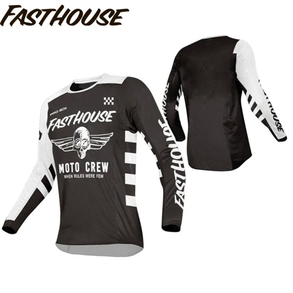 FASTHOUSE-Camiseta de manga larga para ciclismo de Motocross para hombre, ropa de moto todoterreno para bicicleta de montaña y descenso