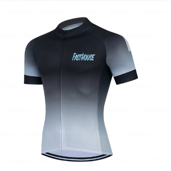 FASTHOUSE Protección UV Proveedor de camisetas de ciclismo Diseño personalizado Camiseta de ciclismo Camiseta de bicicleta Ropa de ciclismo