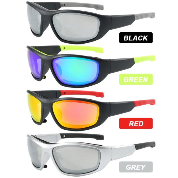 Gafas de ciclismo a la moda, gafas de sol para exteriores, gafas para bicicleta de carretera MTB, protección solar UV, gafas deportivas para montar en bicicleta, senderismo y correr