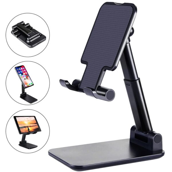 Soporte plegable para teléfono móvil, soporte ajustable para tableta de escritorio, mesa Universal, soporte para teléfono móvil, soporte de escritorio para iPhone Xiaomi