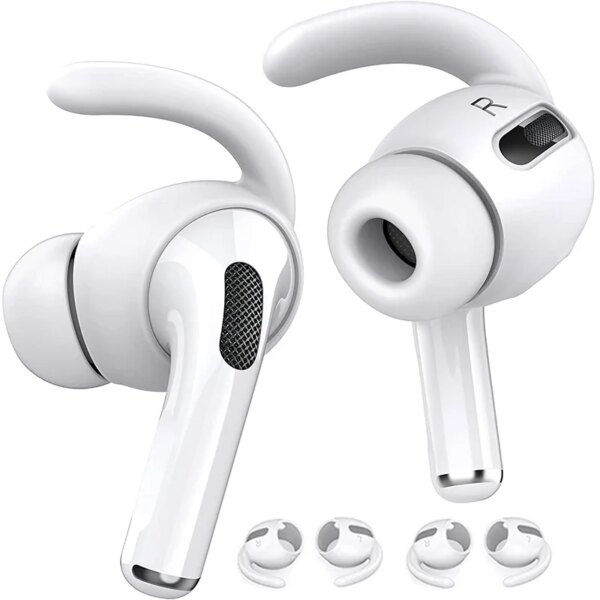 Para Apple AirPods Pro ganchos para las orejas cubiertas soportes antideslizantes auriculares de silicona auriculares inalámbricos Bluetooth accesorios para auriculares