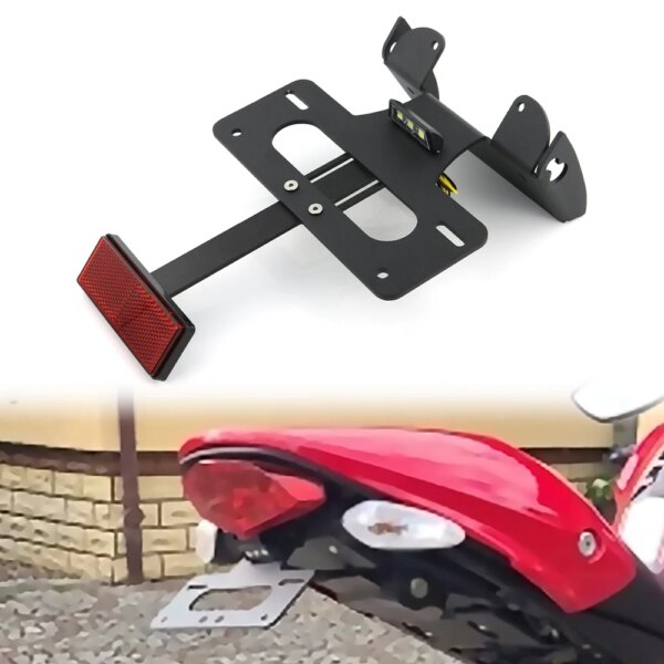 Para Ducati Monster 696 795 796(796 evo) 1100(1100 evo) guardabarros limpio trasero eliminador número soporte para matrícula