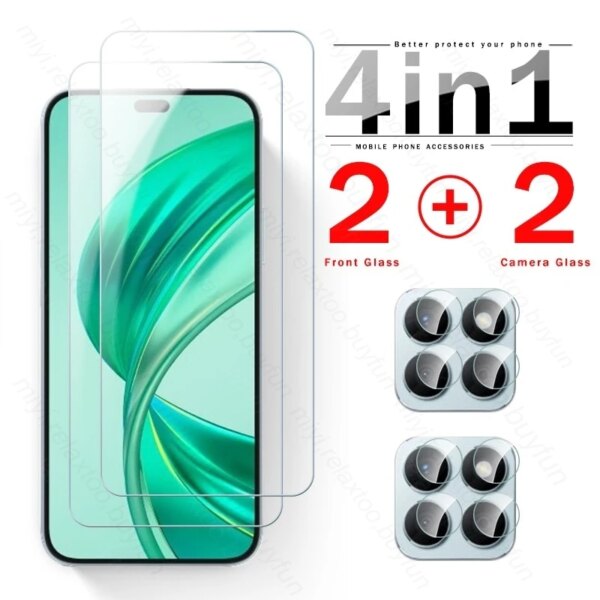 Funda protectora de cristal para cámara Honor X8b 4G, 4 en 1, Honer Honar X8 b X 8b 4G 2023 LLY-LX1 6,7 \