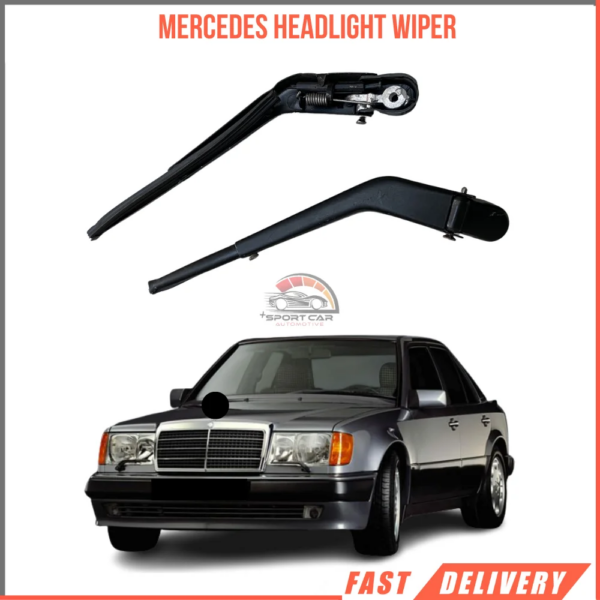 Para Mercedes W124 S124 A124 C124 Juego de limpiaparabrisas de faros 2 piezas piezas de coche izquierda y derecha de alta calidad-Envío gratis