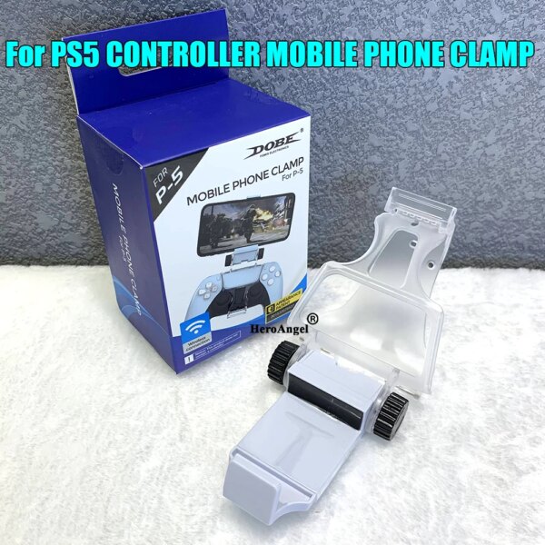 Para PS5 Gamepad controlador teléfono inteligente soporte de montaje para teléfono móvil abrazadera Clip soporte juego para teléfono para Playstation 5 Accesorios