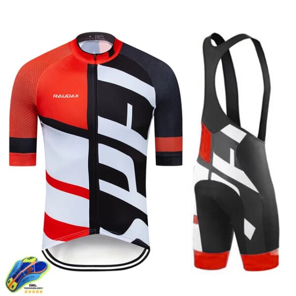 Conjunto completo de Ciclismo para hombre, Conjunto de Jersey de Ciclismo, Ropa de Ciclismo de montaña, pantalones cortos con pechera, 2022