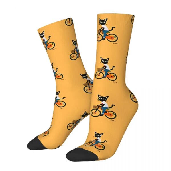 Calcetines divertidos para hombre, calcetín de verano, ciclismo, Vintage, Hip Hop, Crazy Crew, estampado con patrón de regalo