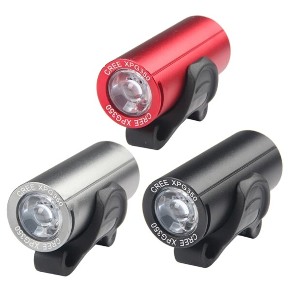 G92F impermeable faro bicicleta de montaña ciclismo LED bicicleta luz delantera 350 lúmenes USB recargable