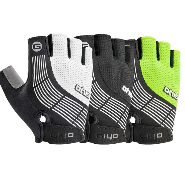 GIYO, guantes deportivos para ciclismo de primavera, guantes sin dedos para pesca y gimnasio, guantes para ciclismo MTB, guantes de medio dedo para bicicleta, hombres y mujeres