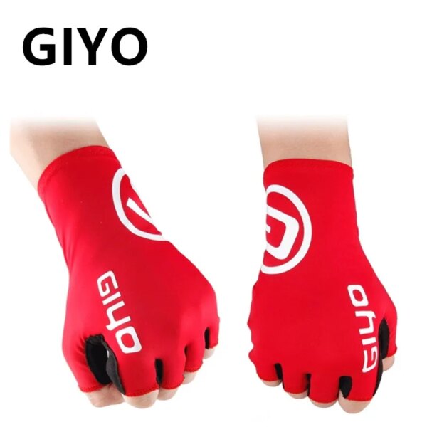 GIYO pantalla táctil largo medio dedo Gel deportes bicicleta ciclismo guantes MTB bicicleta de carretera guantes de carreras mujeres hombres guantes de bicicleta