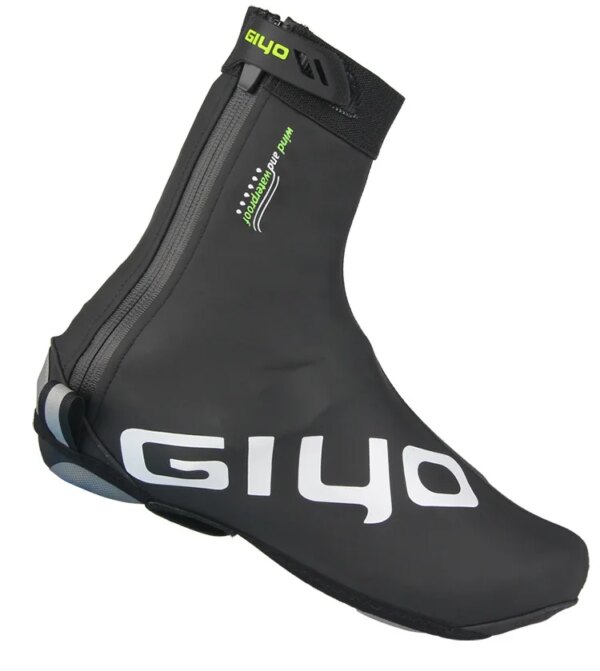 GIYO-zapatos impermeables para ciclismo, cubiertas para zapatos de bicicleta, reflectantes, a prueba de viento, forro polar cálido para botas de ciclismo de montaña y carretera