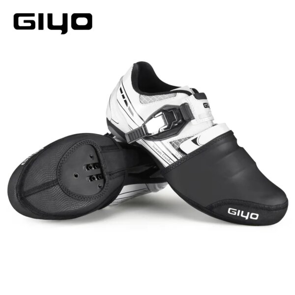 GIYO-cubiertas para los dedos de la bicicleta, calentador de invierno, cubiertas para zapatos de bicicleta, para correr, impermeables, a prueba de viento, para ciclismo, para hombre y mujer, botines de carretera MTB