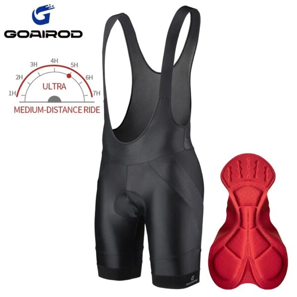 GOAIROD, pantalones cortos de Ciclismo para hombre, pantalones cortos de Lycra para hombre, tirantes para bicicleta, ropa de gamuza para bicicleta, medias para Ciclismo de montaña para hombre, monos de motorista