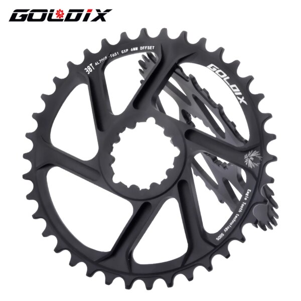 GOLDIX GX plato de bicicleta rueda dentada ancha y estrecha 30/32/34/36/38T corona de bielas para Sram DUB 11/12S NX XX XO GX disco único