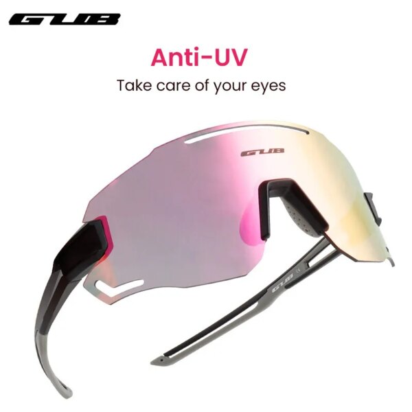 GUB gafas de sol polarizadas para ciclismo, gafas fotocromáticas para hombres y mujeres, gafas de protección UV400 para bicicleta de montaña o carretera, sol deportivo