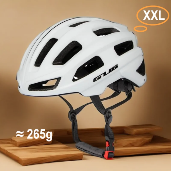 GUB XXL 61-65cm casco de bicicleta moldeado integralmente 265g cascos de ciclismo ultraligeros gorra de seguridad en bicicleta de carretera para hombres y mujeres equipos