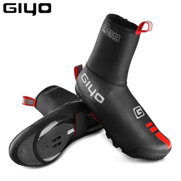 Giyo-zapatos térmicos de neopreno para primavera e invierno, cubierta impermeable para zapatos de ciclismo, calzado de carreras, cubiertas para botas de montaña