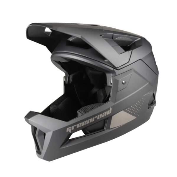 Greenroad casco de bicicleta mtb de cara completa DH trail rading downhill cascos de ciclismo integrales casco de bicicleta de motocicleta hombres adultos mujeres