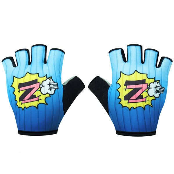 Guantes de ciclismo de medio dedo, guantes deportivos de equipo Retro, transpirables, cómodos