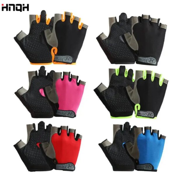 Guantes de medio dedo antideslizantes para hombres y mujeres, guantes de prevención Cocoon para verano, pesca, ciclismo, guantes sin dedos, guantes de ciclismo para gimnasio para hombres