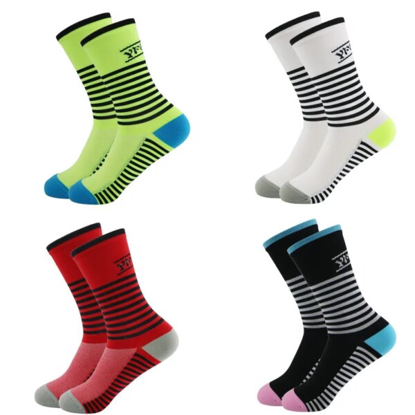 Calcetines profesionales de alta calidad para hombre, calcetines para bicicleta MTB, calcetines transpirables para Ciclismo de Carretera, calcetines de carreras para deportes al aire libre