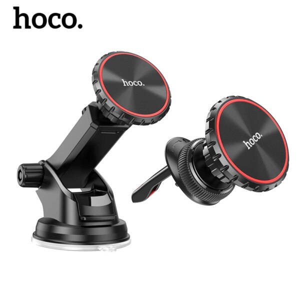 Hoco-soporte magnético para teléfono móvil con ventilación de aire para coche, soporte magnético con ventosa para iPhone 13, 12, 11, Xiaomi y Samsung