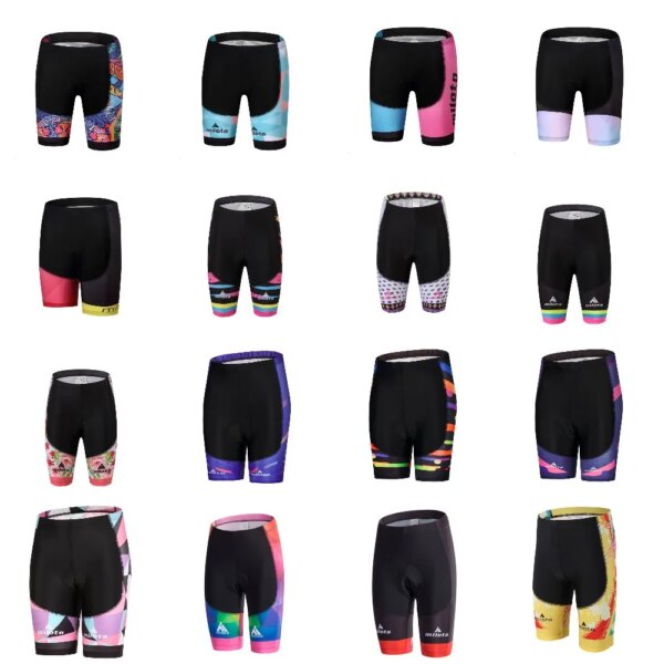 Gran oferta de pantalones cortos de ciclismo MILOTO Coolmax 5D acolchados a prueba de golpes, pantalones cortos de mtb para mujer, pantalones cortos para bicicleta de carretera, pantalones cortos para bicicleta de carretera, pantalones cortos para mujer