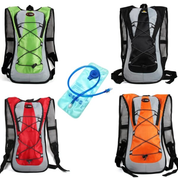 Mochila de marca Hot Speed, bolsa de agua, mochila para senderismo, motocross, mochila para montar con bolsa de agua de 2L, vejiga de hidratación