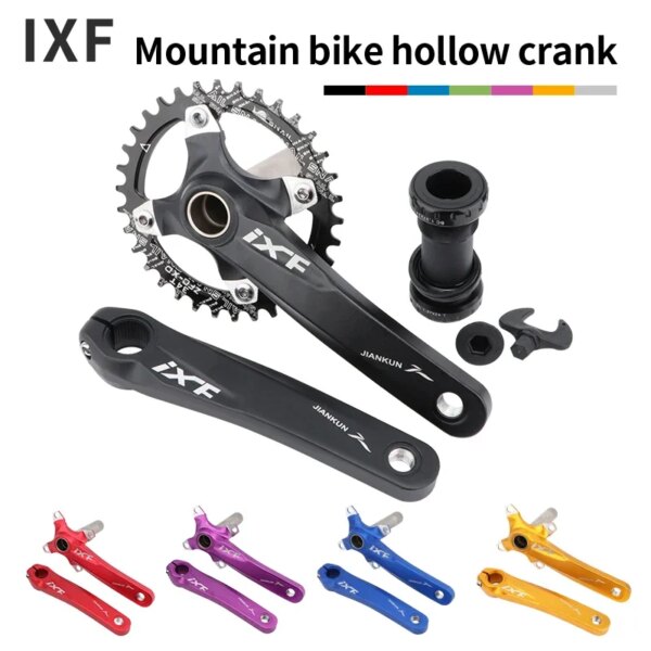 IXF-platos y bielas para bicicleta, manivela de 170mm, 104BCD, plato ancho y estrecho, rueda de cadena de disco ovalada/redonda, Compatible con SHIMANO/SRAM